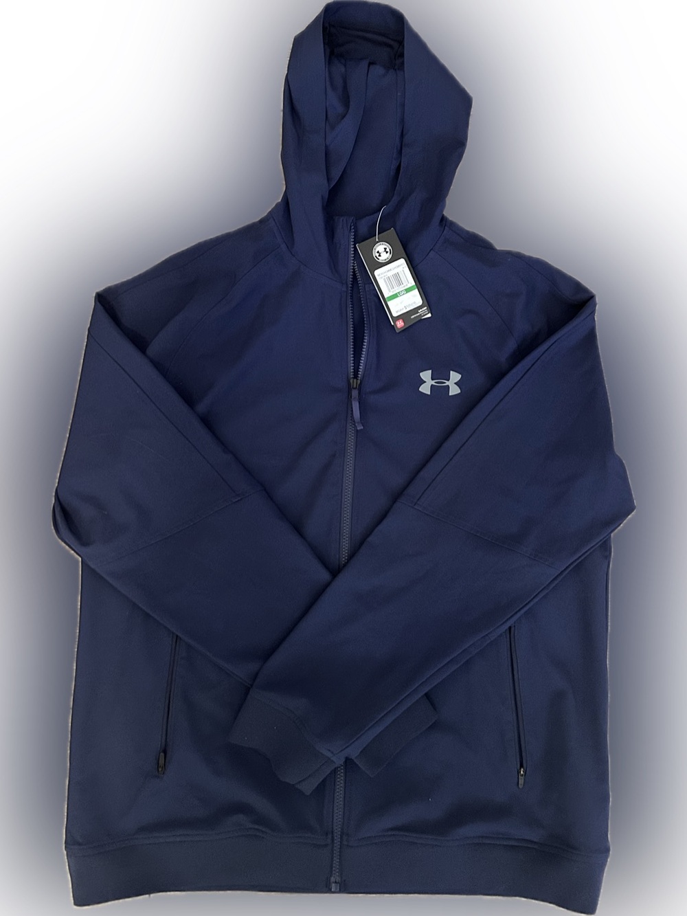 Under Armour Men's Navy Full-Zip Performance Hoodie